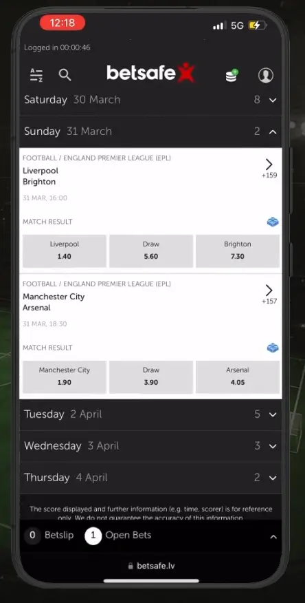 Kasyno na iOS BETSAFE