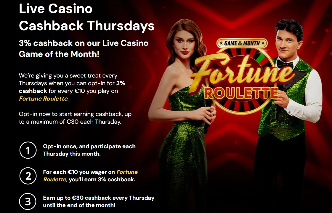 Cotygodniowe i miesięczne promocje BETSAFE
